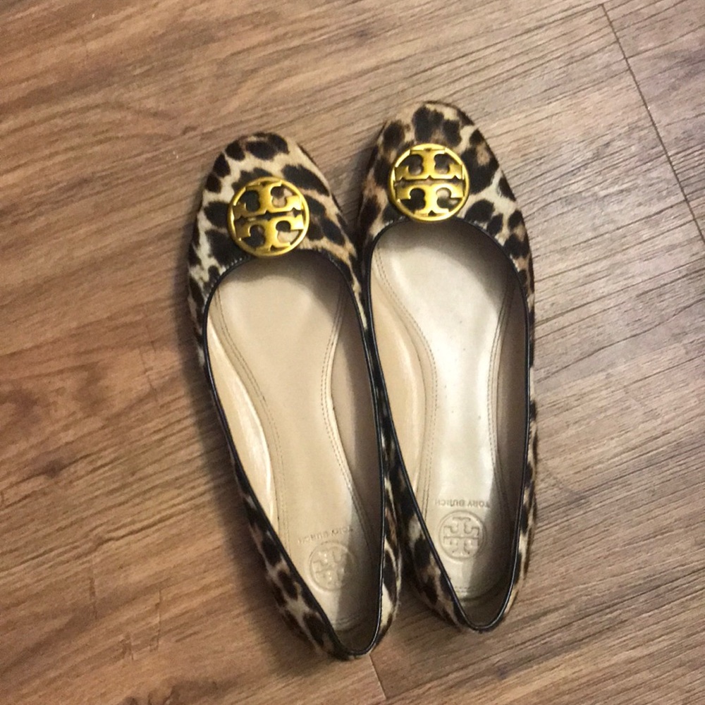 Leopard Tory Burch Ballet Flats
